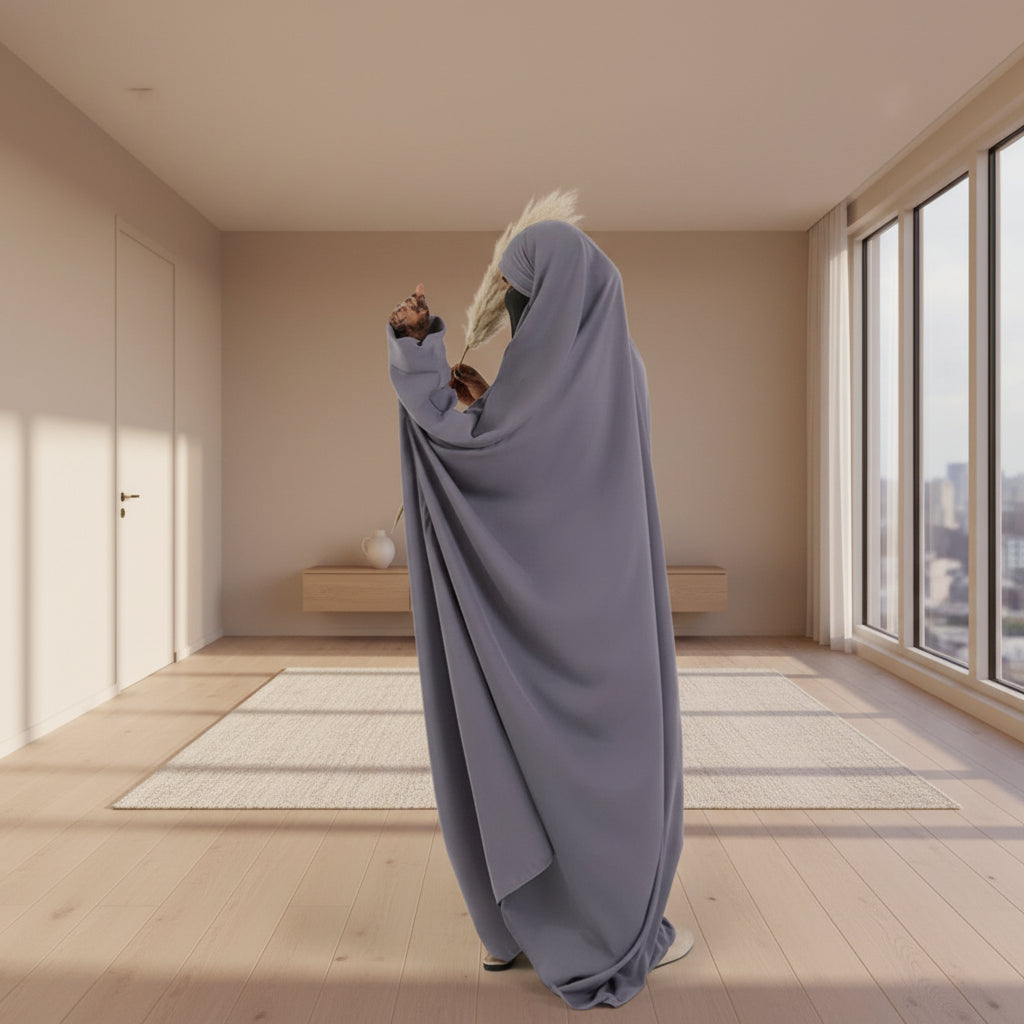 Abaya Damen Dubai / Einteilliges Prayer Dress