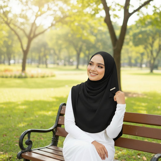 Premium Chiffon Hijab für Damen