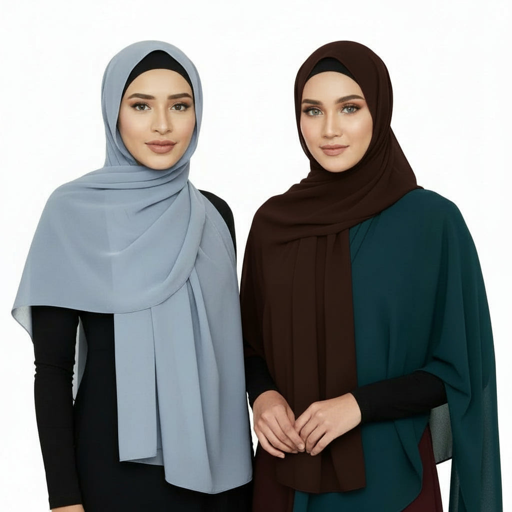 Premium Chiffon Hijab für Damen