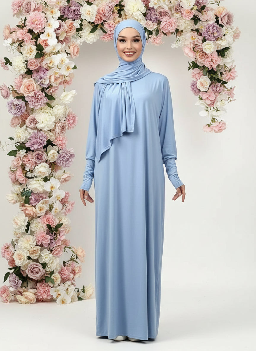 Damen muslimische Abaya / Kleid aus Polyesterfaser