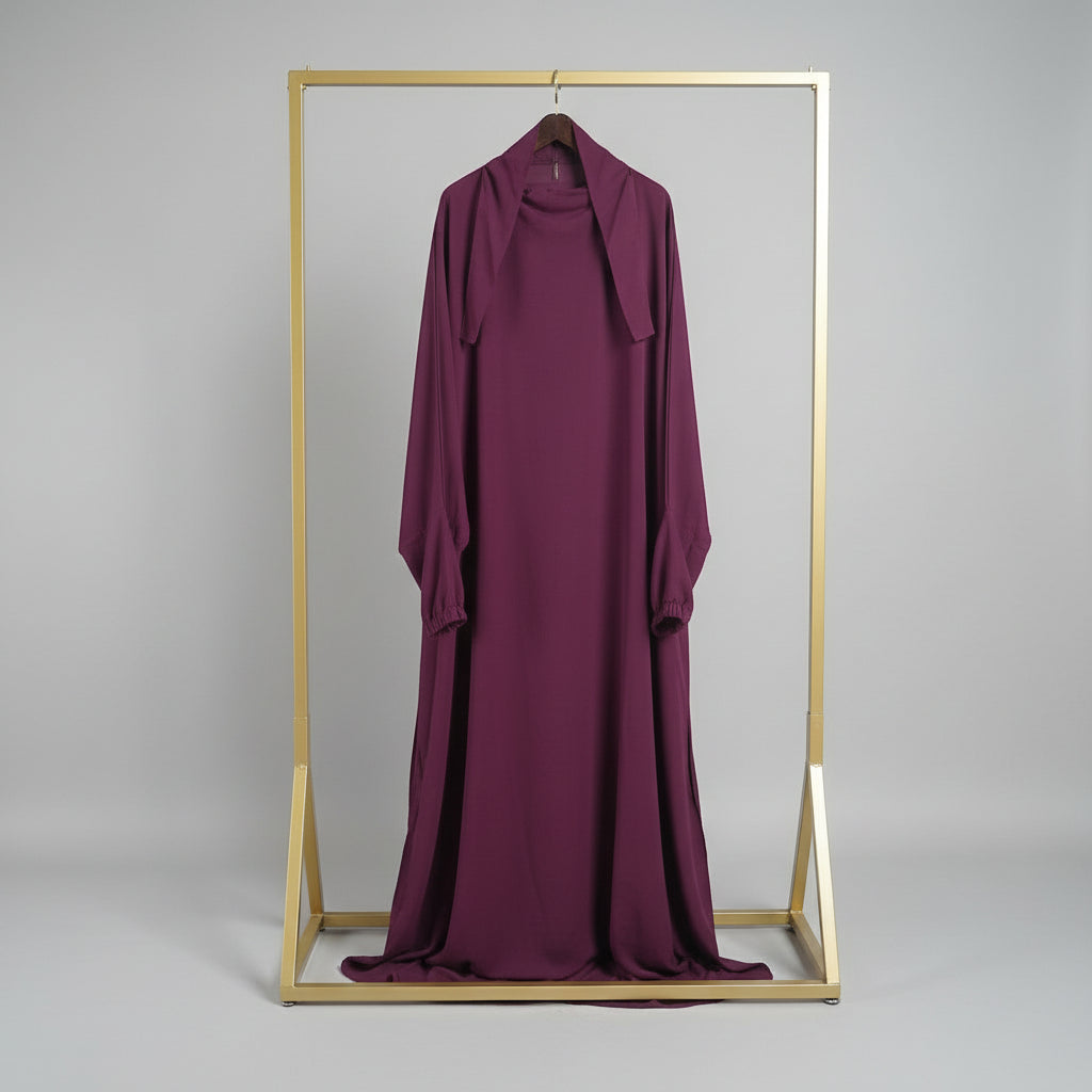 Abaya Damen Dubai / Einteilliges Prayer Dress